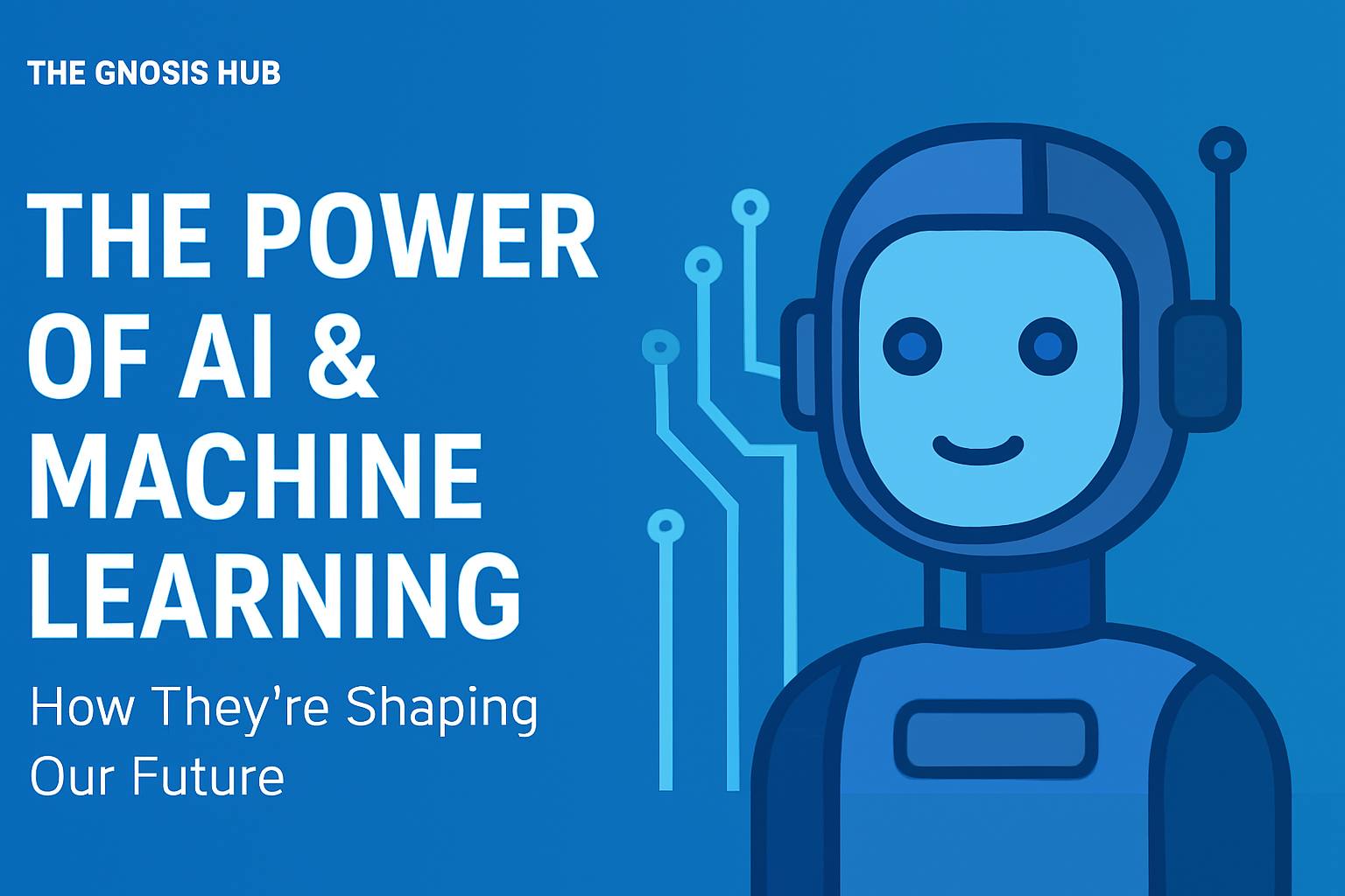 power of AI and machine learning infographic