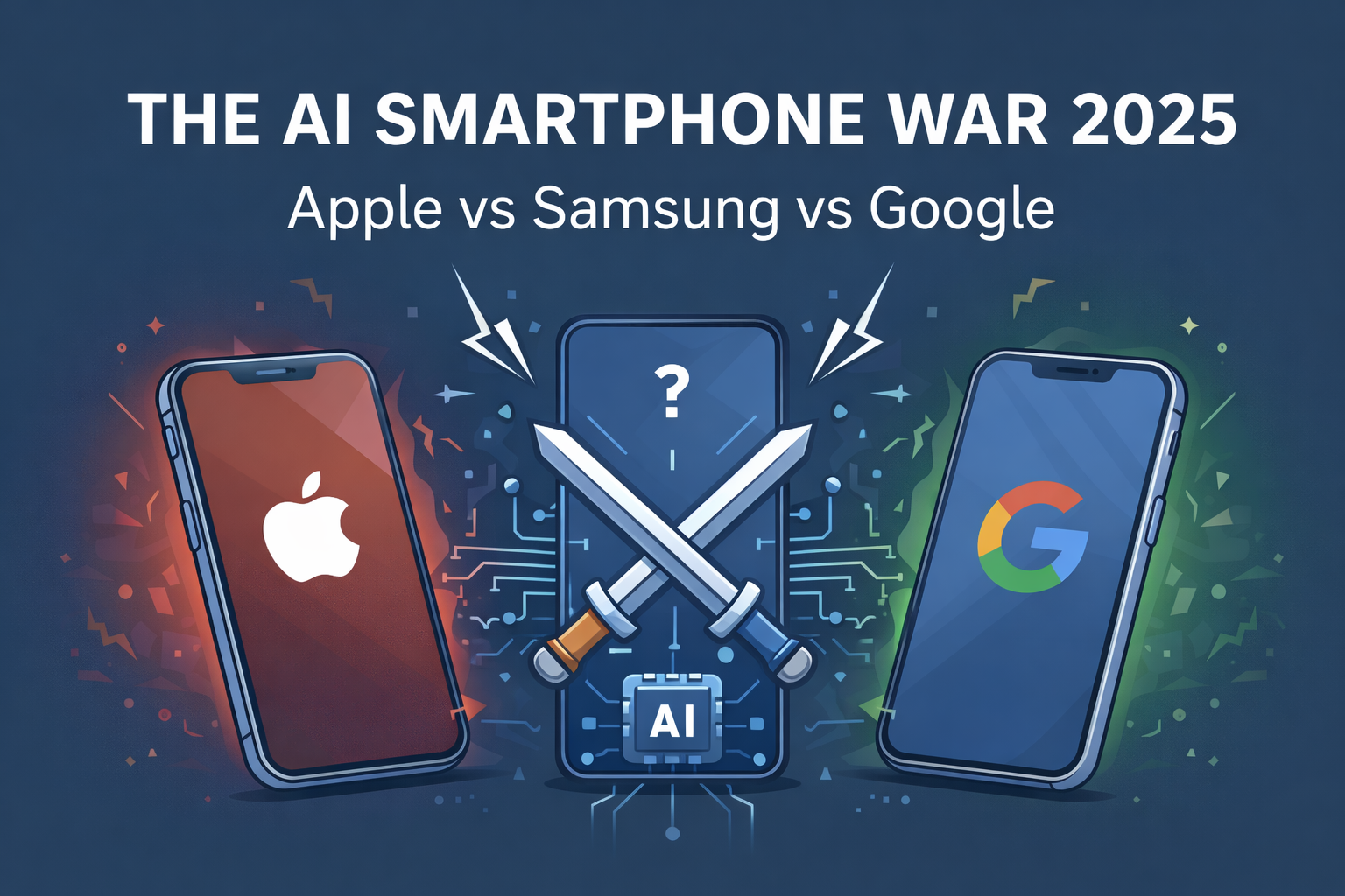 AI smartphone war 2025 comparison